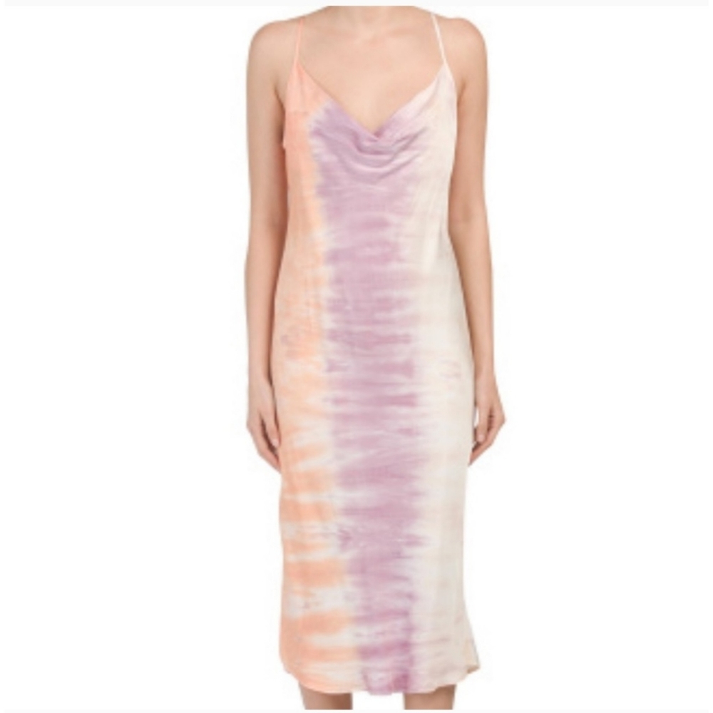 Young Fabulous and Broke Sweetie Slip Dress Tie Dye